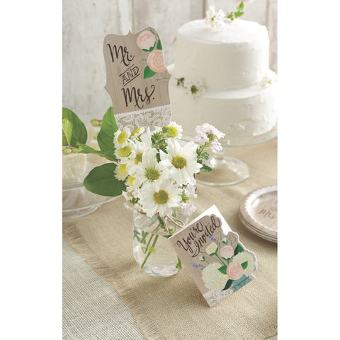 RUSTIC WEDDING INV 6/8CT