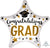 19" CONGRATULATION GRAD STAR