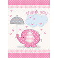 Umbrellaphants Pink Thank You