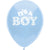 12" RND 8CT It's A Boy Sky Blue Latex Balloon