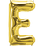 34" GOLD LETTER E - PKG